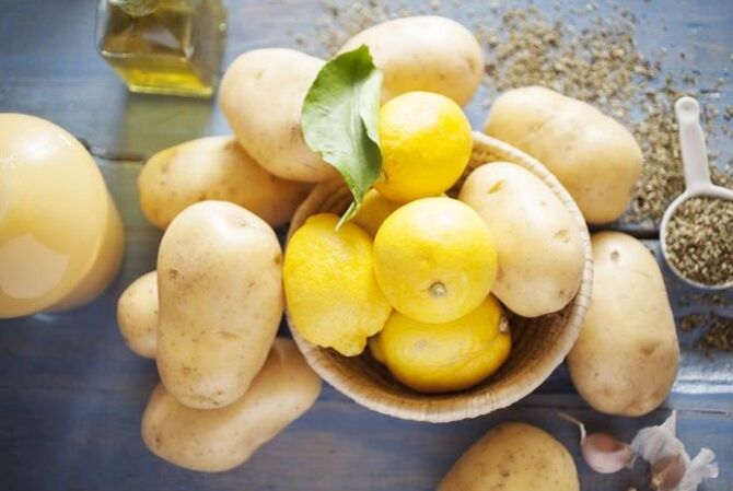 Лимон и картофи